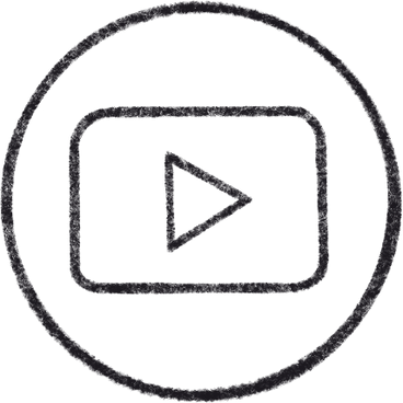 youtube icon in a circle PNG, SVG