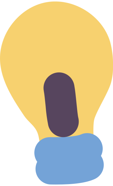 Yellow bulb PNG, SVG