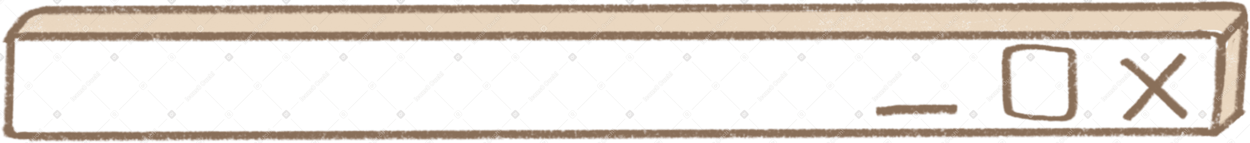 window bar Illustration in PNG, SVG