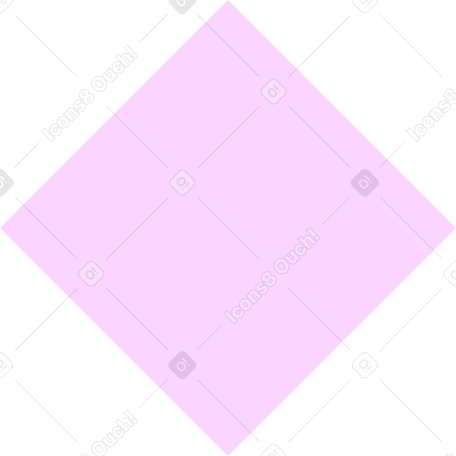 pink rhombus PNG、SVG