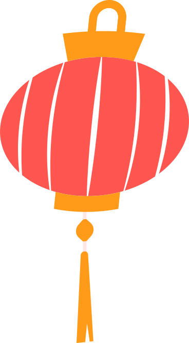 Китайский фонарь в PNG, SVG