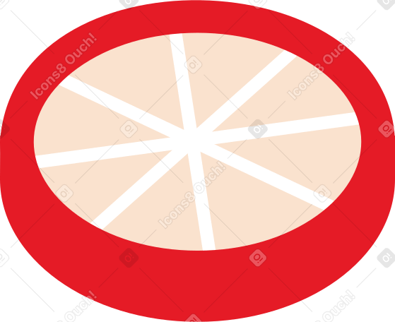 round orange slice PNG, SVG