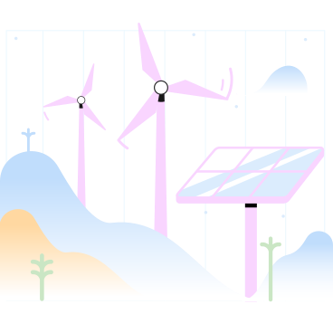 Renewable energy by solar panels PNG, SVG
