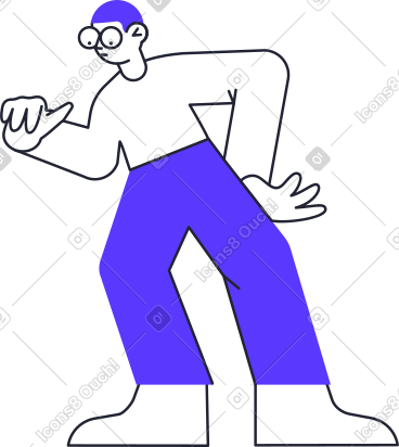 Man holding something PNG, SVG