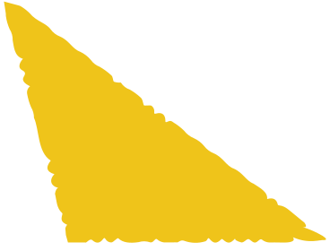 Yellow scalene PNG, SVG