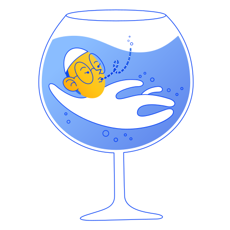 Drinks Illustration in PNG, SVG