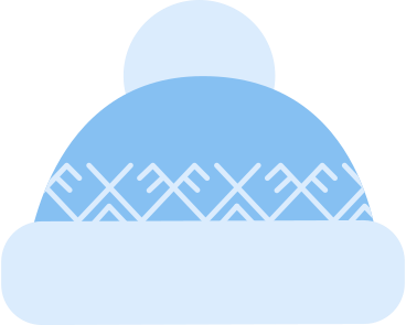 Bobble hat decorated PNG, SVG