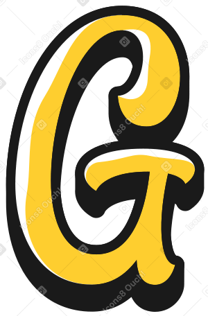 uppercase letter g PNG, SVG