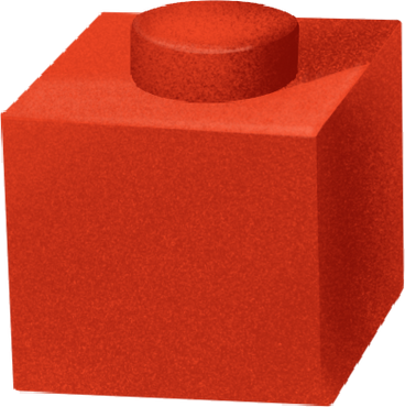 red little lego brick PNG, SVG
