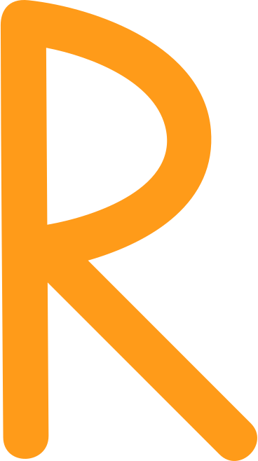 R yellow PNG, SVG