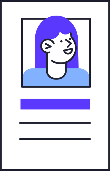 woman in resume PNG, SVG