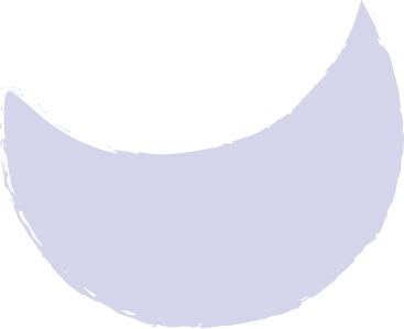Purple crescent PNG, SVG
