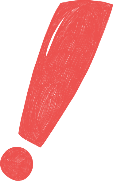 red exclamation mark PNG, SVG