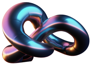 3D abstract glossy form PNG, SVG