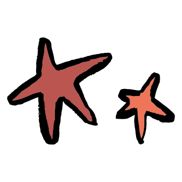 two stars PNG, SVG