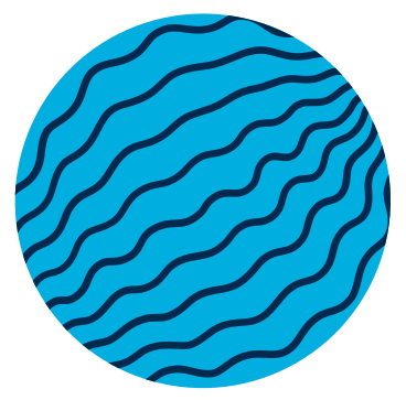 Blue planet animated illustration in GIF, Lottie (JSON), AE