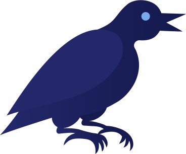 black raven PNG, SVG