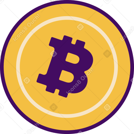 moneda bitcoin PNG, SVG