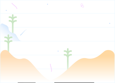 Gestreifter hintergrund mit gelben bergen und gras PNG, SVG