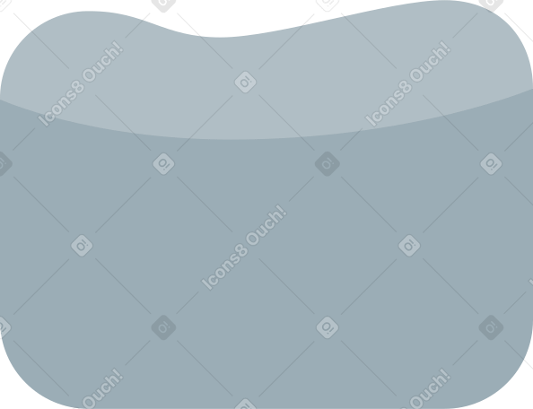 ottoman grey PNG, SVG