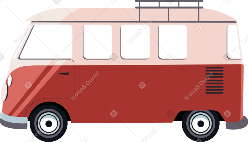 tourist bus loaf PNG、SVG