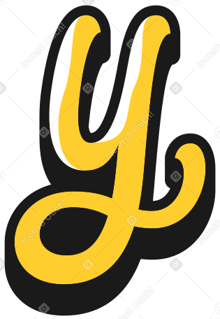 lowercase letter y PNG, SVG