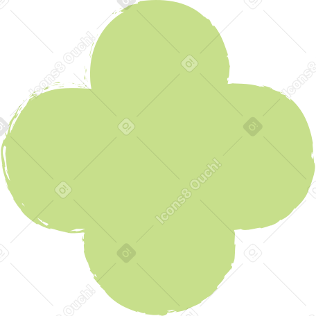 light green quatrefoil PNG, SVG