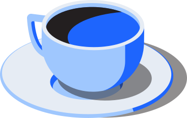 Cup of coffee and a saucer PNG, SVG
