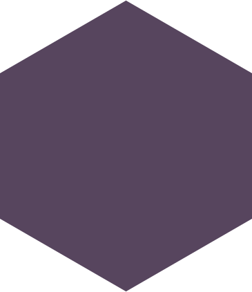 Purple hexagon PNG、SVG