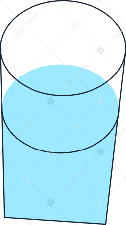 glass with water PNG, SVG