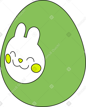 부활절 스티커가 있는 계란 PNG, SVG