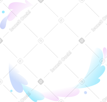 Whirlwind of transparent decorative drops PNG, SVG