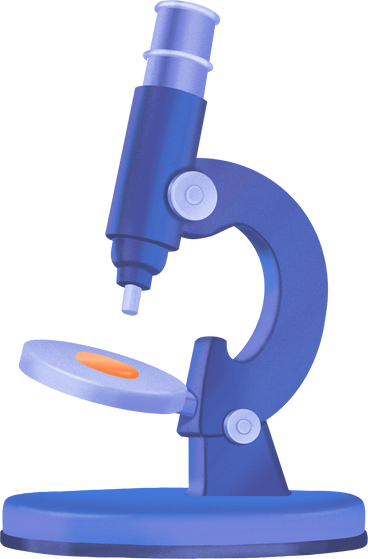 Blue microscope PNG, SVG