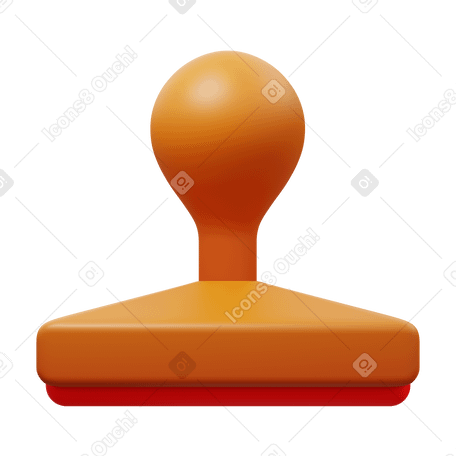3D rubber stamp PNG, SVG