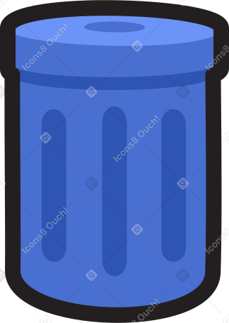 Мусорный ящик в PNG, SVG