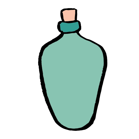 bottle Illustration in PNG, SVG