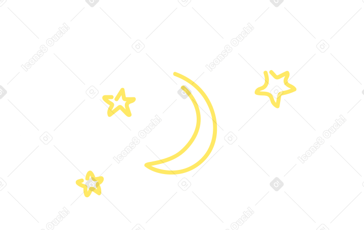Картина с луной в PNG, SVG