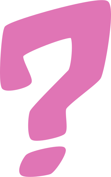 pink question mark PNG, SVG