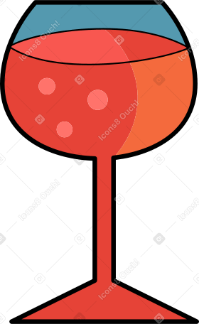 wine glass Illustration in PNG, SVG