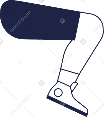 woman on bike leg Illustration in PNG, SVG