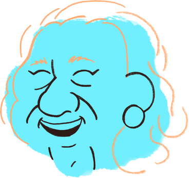 Ridendo nonna PNG, SVG