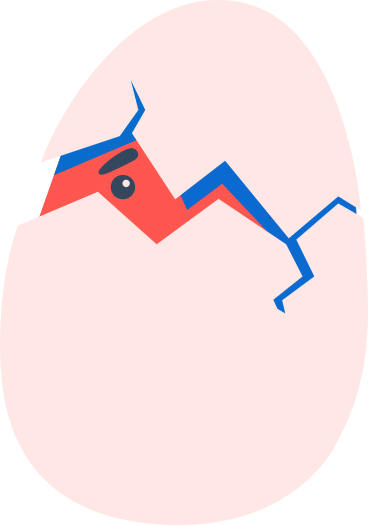 Egg with man PNG, SVG