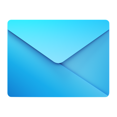 mail blue Illustration in PNG, SVG
