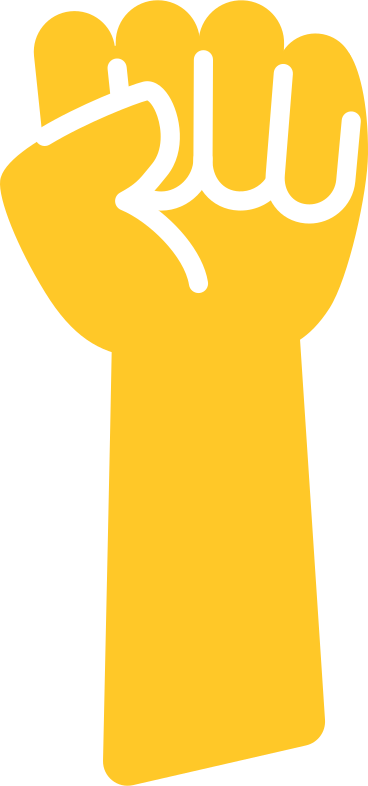 fist yellow PNG, SVG