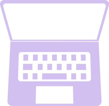 purple laptop PNG, SVG