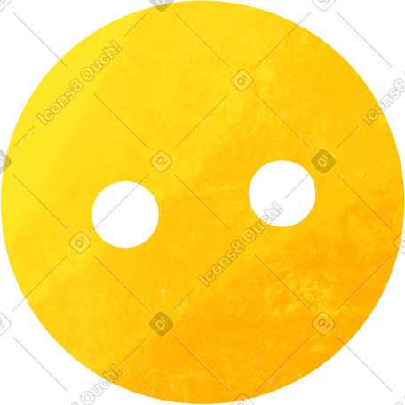 yellow decorative button PNG, SVG