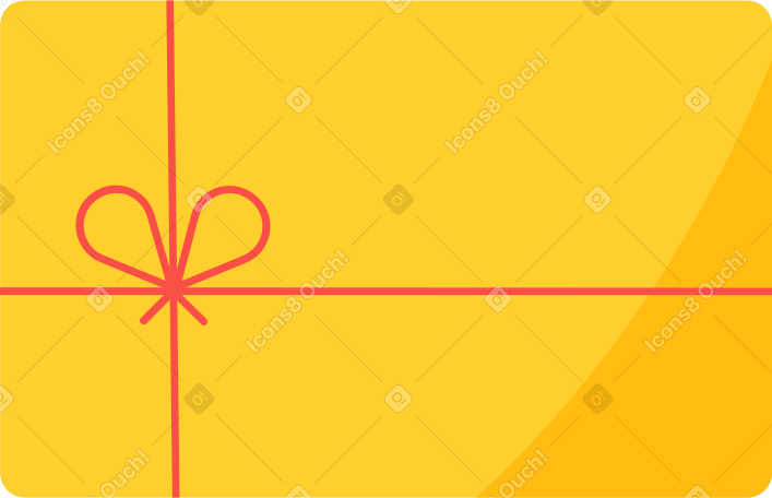 gift card Illustration in PNG, SVG