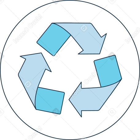 recycling sign PNG, SVG