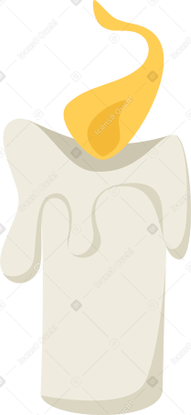 white candle PNG, SVG