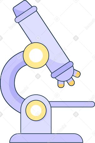 microscope Illustration in PNG, SVG